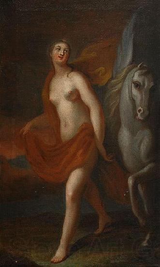 georg engelhardt schroder Athena och Pegasus France oil painting art
